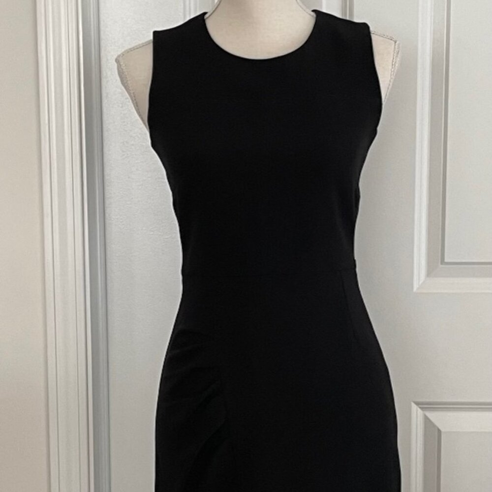 MAX MARA STUDIO BLACK WOOL SHEATH DRESS - SIZE 2 - Picture 2 of 10
